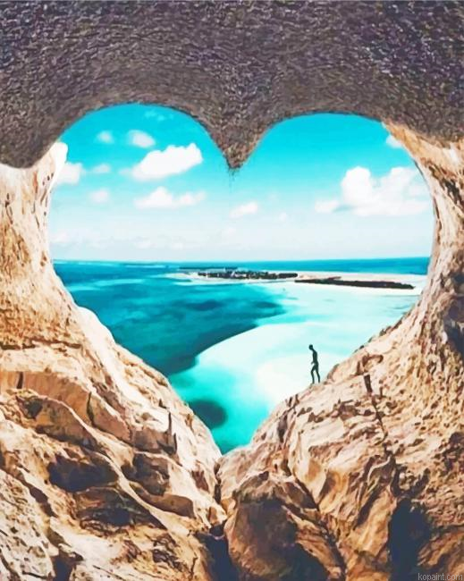 Heart Ocean New Painting By Numberss.png