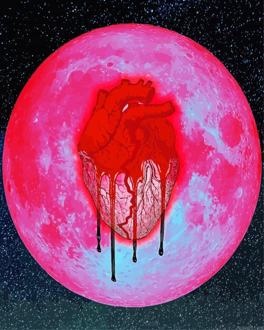 Heartbreak On Full Moon Painting By Numberss.png