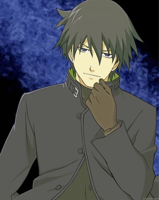 Hei Darker Than Black Anime Character Painting By Numberss.png