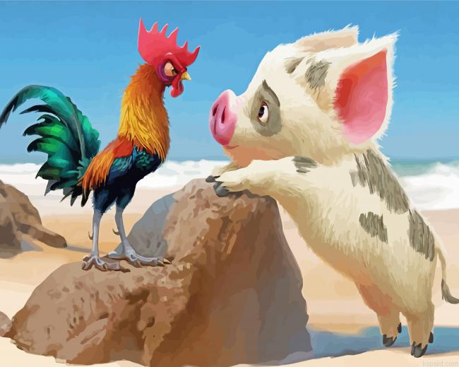 Hei Hei And Pua Painting By Numberss.png