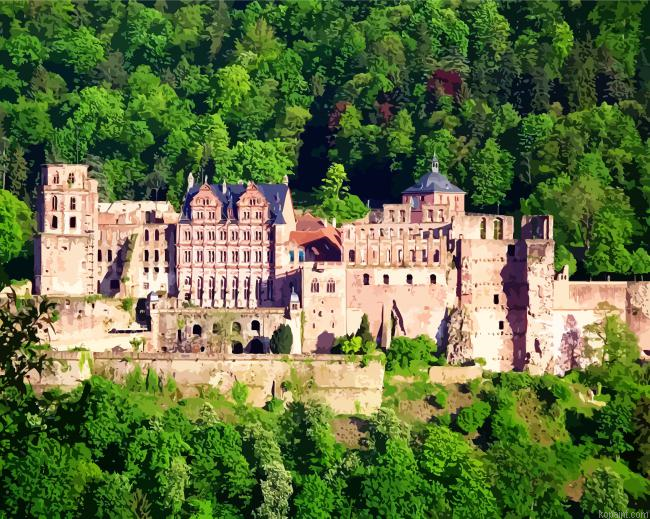 Heidelberg Castle Paint By Numbers