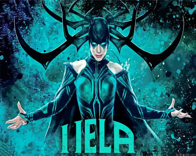Hela Marvel Painting By Numberss.png