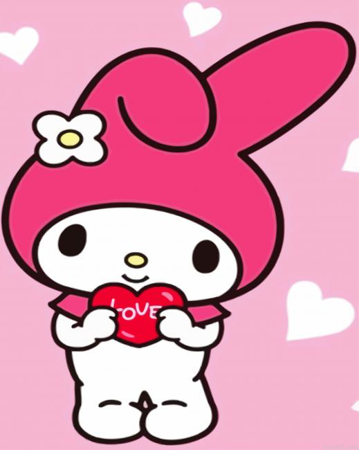 Hello Kitty Melody Paint By Numbers