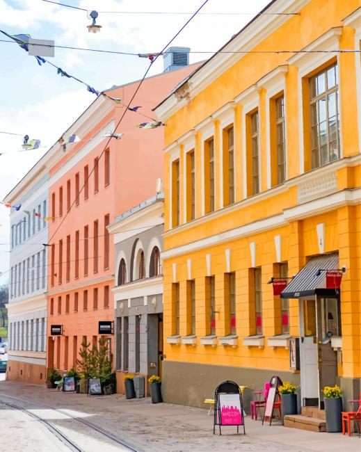 Helsinki Street Scene Painting By Numberss.png