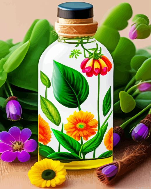Herbal Bottle Painting By Numberss.png