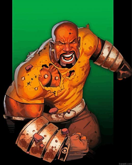 Hero Luke Cage Paint By Numbers