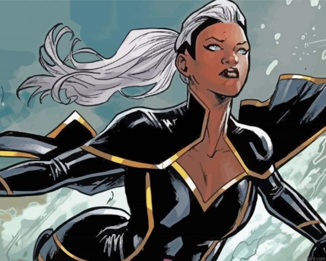 Hero Storm Marvel Paint By Numbers