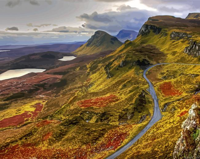 Highland Landscape Paint By Numbers