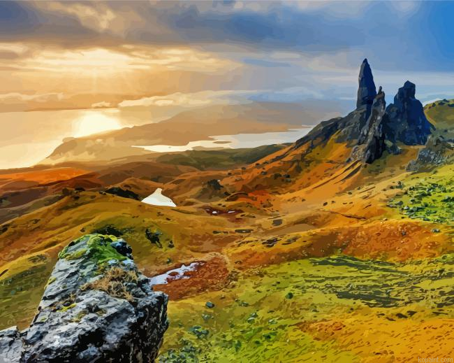 Highland Landscape Europe Painting By Numberss.png