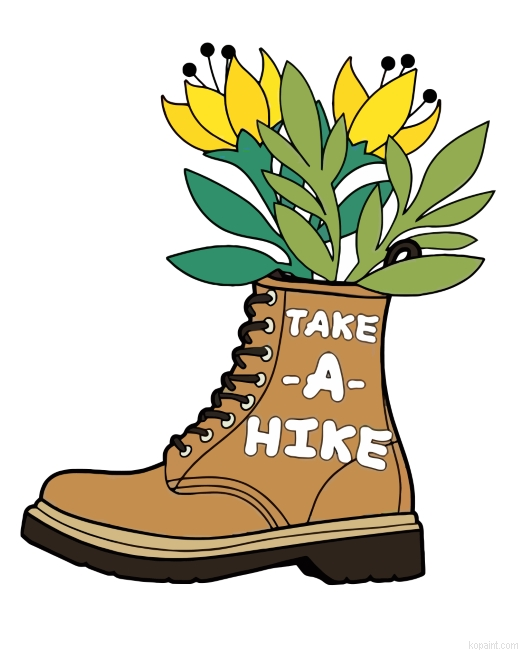 Hiking Boot With Flowers Painting By Numberss.png