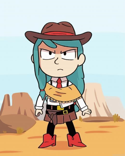 Hilda Anime Character Paint By Numbers