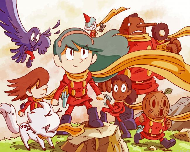 Hilda Illustration Paint By Numbers