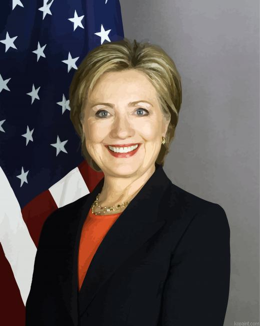 Hillary Clinton Paint By Numbers