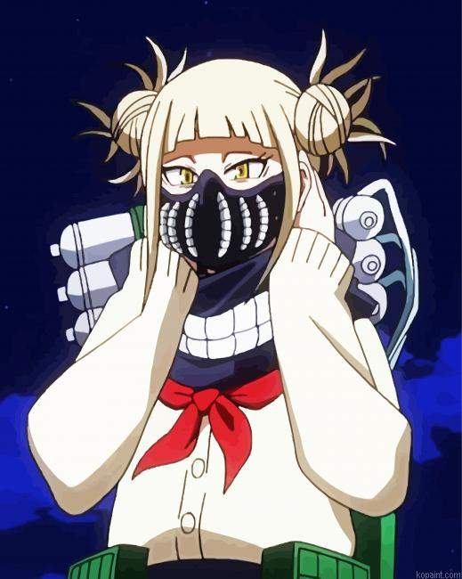 Himiko Toga My Hero Academia Anime Painting By Numberss.png