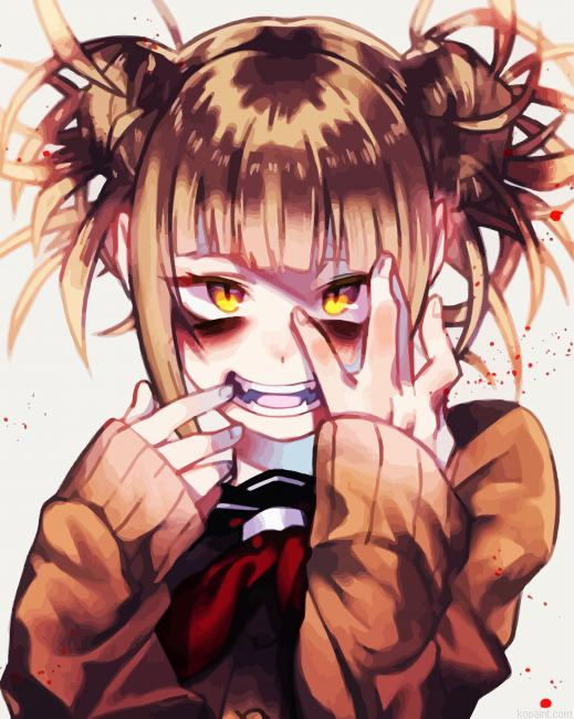Himiko Toga My Hero Academia Painting By Numberss.png