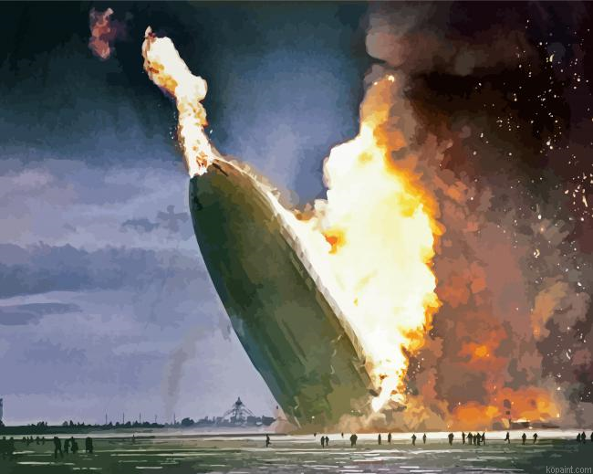 Hindenburg Crash Disaster Painting By Numberss.png
