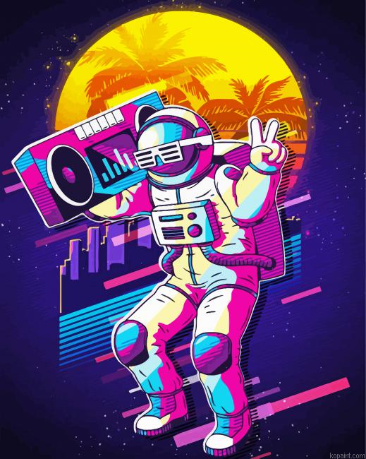 Hip Hop Astronaut Painting By Numberss.png