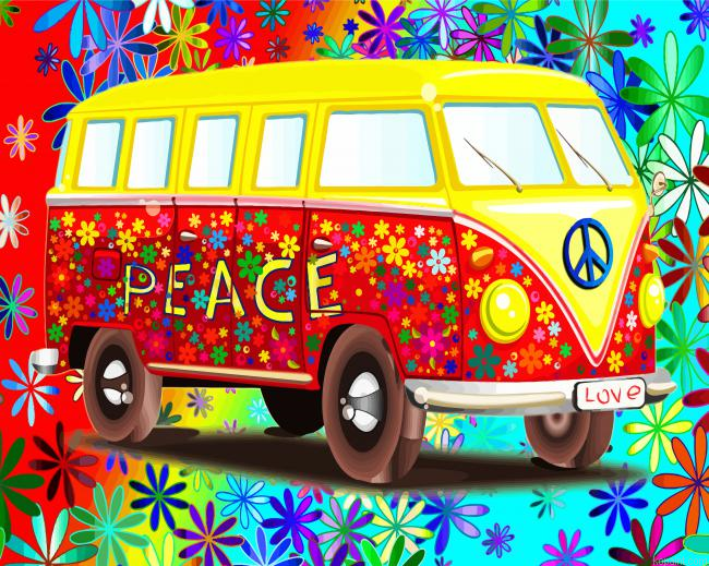 Hippie Volkswagen Painting By Numberss.png