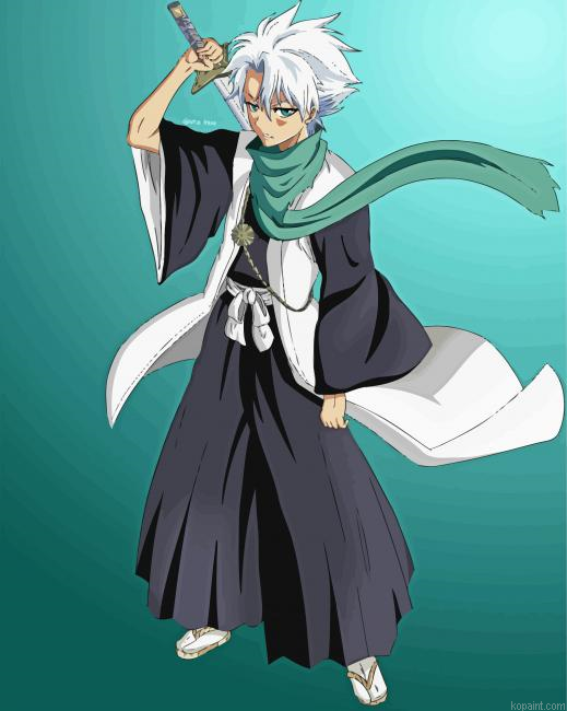 Hitsugaya Bleach Anime Painting By Numberss.png