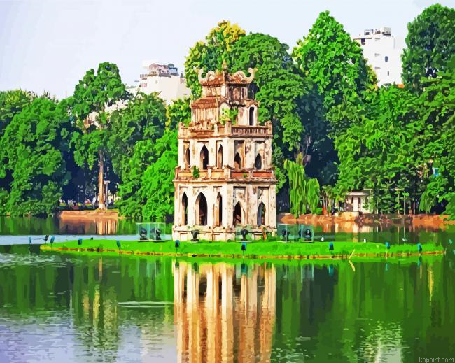 Hoan Kiem Lake Hanoi Painting By Numberss.png