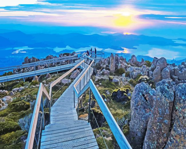 Hobart Mount Wellington Painting By Numberss.png