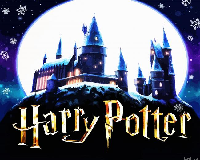 Hogwarts Harry Potter Painting By Numberss.png