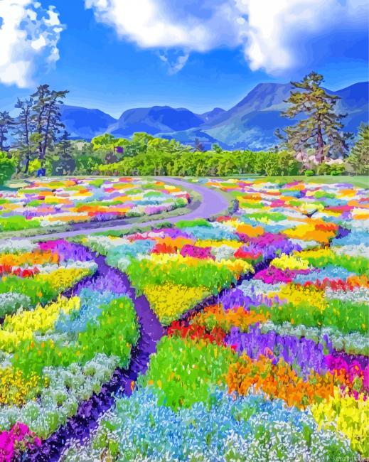 Hokkaido Japan Asia Painting By Numberss.png