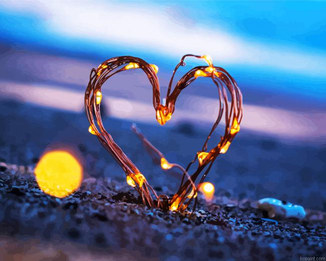 Holding Heart Space Painting By Numberss.png