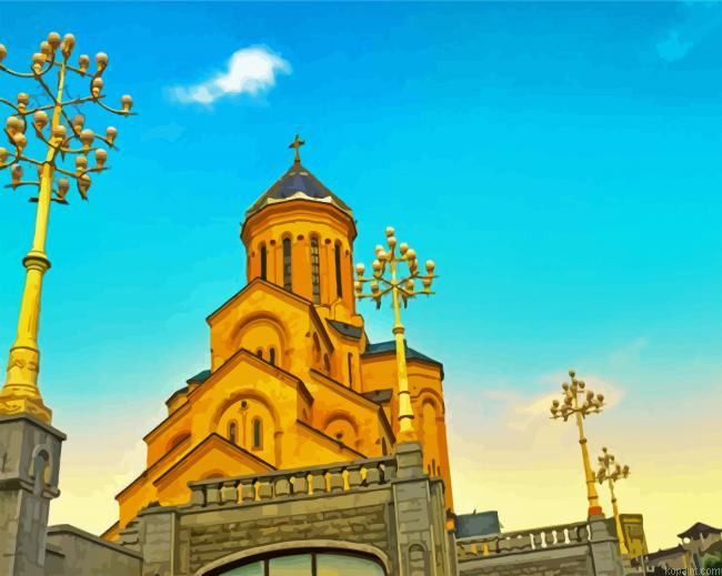 Holy Trinity Cathedral Of Tbilisi Painting By Numberss.png