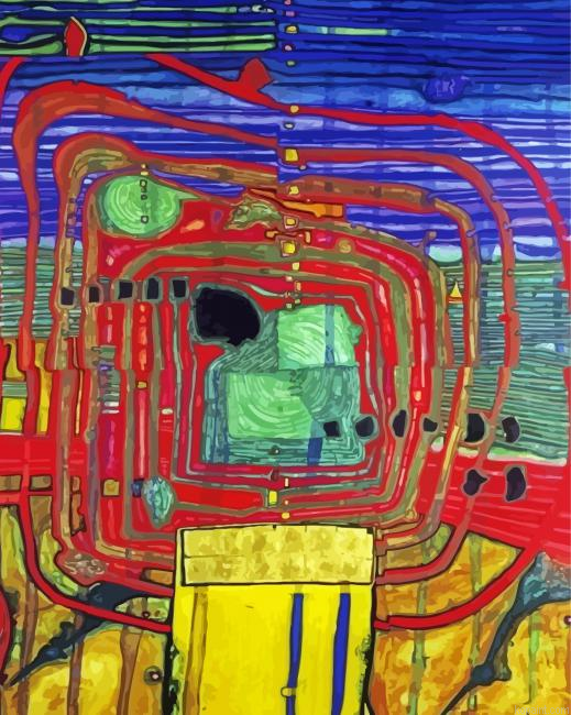 Hommage Au Tachisme By Hundertwasser Painting By Numberss.png