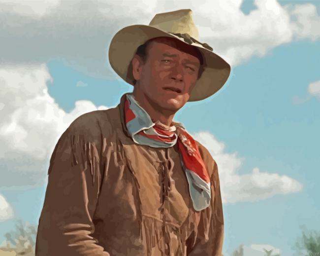 Hondo Movie Character Painting By Numberss.png