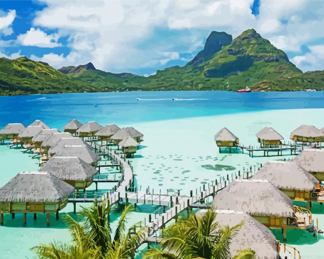 Honolulu Huts Painting By Numberss.png