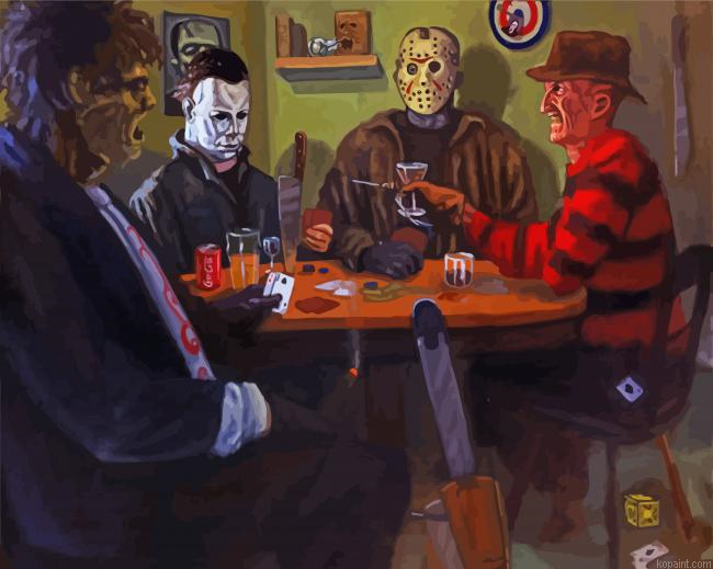 Horror Movies Gambling Painting By Numberss.png