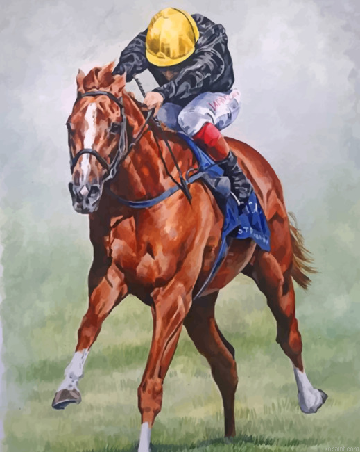 Horse Race Painting By Numberss.png
