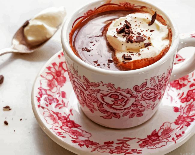 Hot Chocolate Paint By Numbers