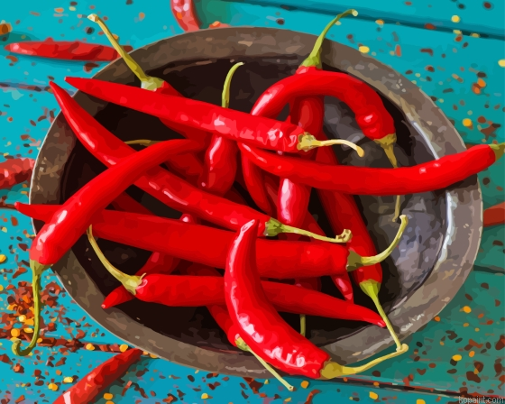 Hot Peppers Chili Painting By Numberss.png