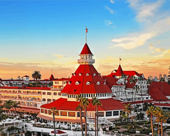 Hotel Del Coronado Curio Collection By Hilton Painting By Numberss.png