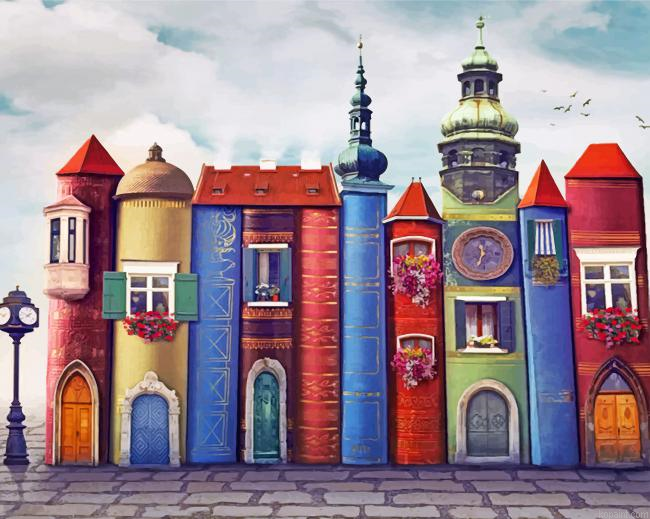 Houses Book Painting By Numberss.png