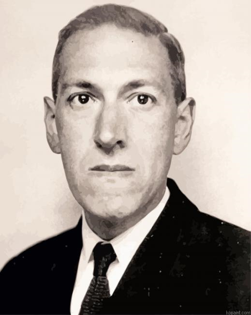 Howard Phillips Lovecraft Painting By Numberss.png