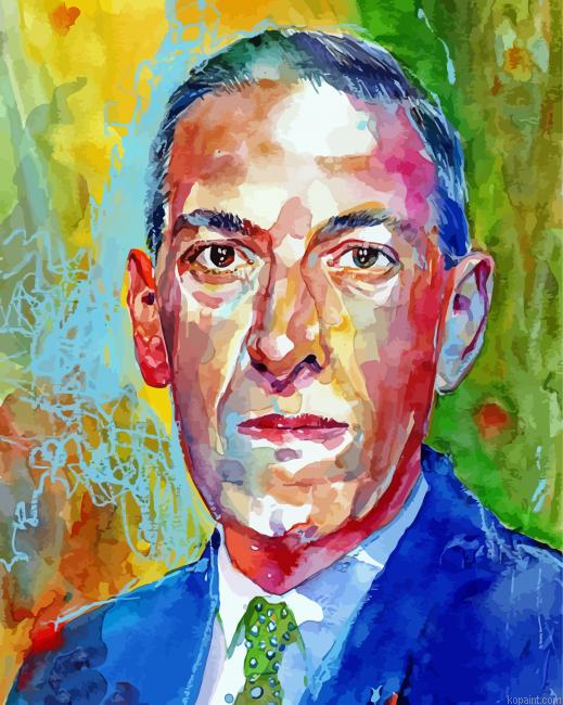 Howard Phillips Lovecraft Portrait Art Painting By Numberss.png