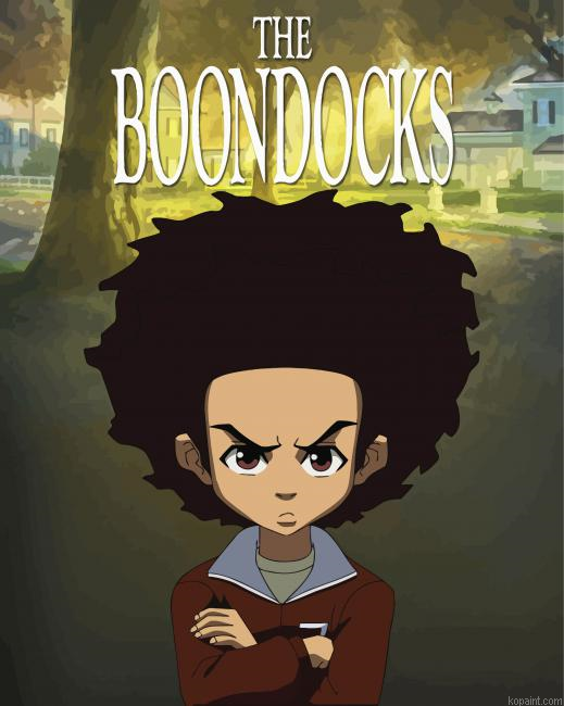 Huey Freeman Poster Painting By Numberss.png