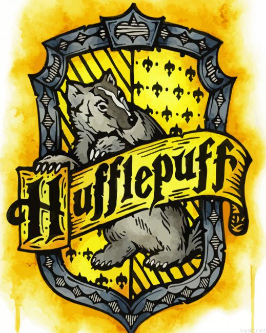 Hufflepuff Harry Potter Painting By Numberss.png