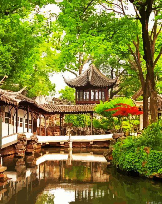Humble Administrator S Garden China Painting By Numberss.png