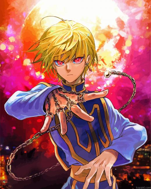 Hunter X Hunter Kurapika Art Painting By Numberss.png