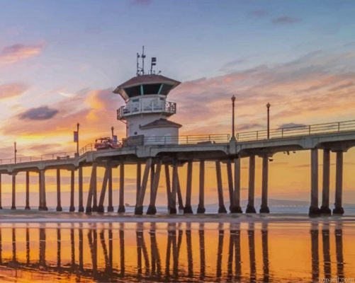 Huntington Beach Pier Painting By Numberss.png