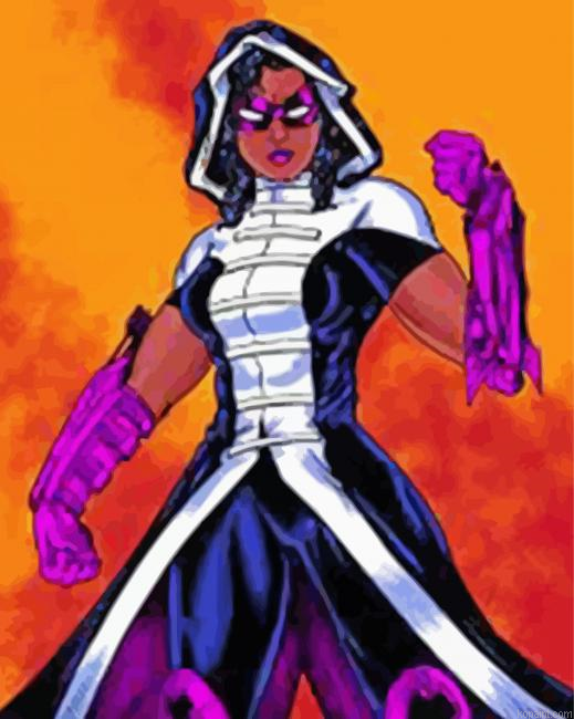 Huntress Superhero Painting By Numberss.png