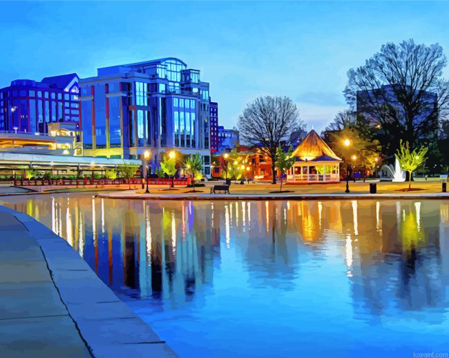 Huntsville At Night Painting By Numberss.png