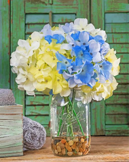 Hydrangeas In Jar Painting By Numberss.png