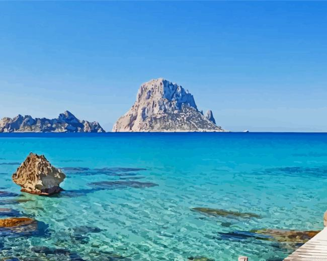 Ibiza Blue Sea Painting By Numberss.png