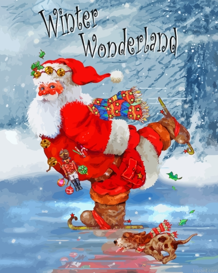 Ice Skating Santa Painting By Numberss.png